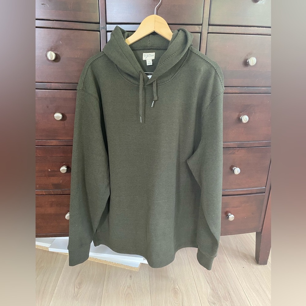 NWT J. Crew men’s hood sweatshirt